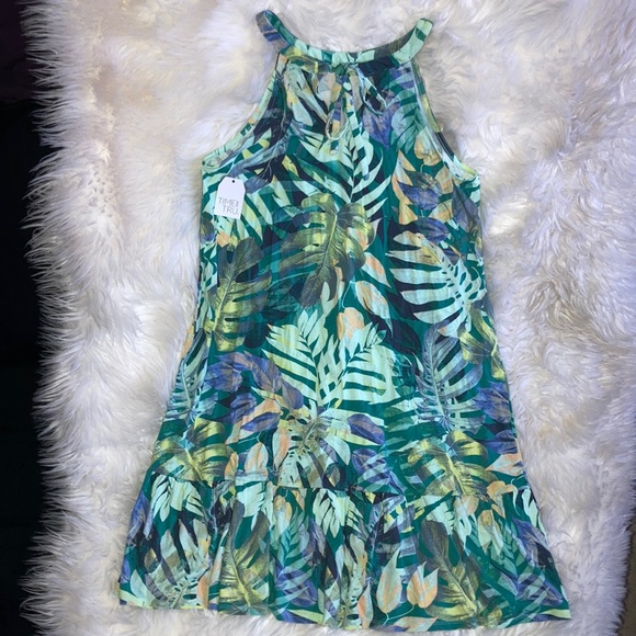 TIME AND TRU Floral Halter Swing Dress - Picture 12 of 15